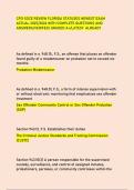 CPO SOCE REVIEW FLORIDA STATUSES NEWEST EXAM ACTUAL 2025&sol;2026  WITH  COMPLETE  QUESTIONS AND ANSWERS &sol;VERIFED&sol; GRADED A&plus;&sol;L ATEST  ALREADY
