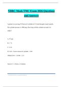 NBRC Mock TMC Exam 2026 Questions and Answers