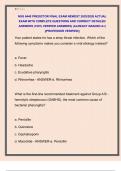 NSG 6440 PREDICTOR FINAL EXAM NEWEST 2025&sol;2026 ACTUAL  EXAM WITH COMPLETE QUESTIONS AND CORRECT DETAILED  ANSWERS &lpar;100&percnt; VERIFIED ANSWERS&rpar; &vert;ALREADY GRADED A&plus;&vert;  &vert;&vert;PROFESSOR VERIFIED&vert;&vert;
