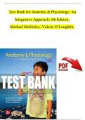 test bank for anatomy and physiology an integrative approach 4th edition michael mckinley valerie 
