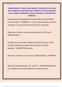 ORANGETHEORY FITNESS EXAM NEWEST 2025&sol;2026 ACTUAL EXAM  WITH COMPLETE QUESTIONS AND CORRECT DETAILED ANSWERS  &lpar;100&percnt; VERIFIED ANSWERS&rpar; &vert;ALREADY GRADED A&plus;&vert; &vert;&vert;PROFESSOR  VERIFIED&vert;&vert;