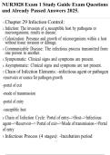 NUR3028 Exam 1 Study Guide Exam Questions and Already Passed Answers 2025&period;