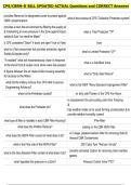 CPS&sol;CBRN-D BILL UPDATED ACTUAL Questions and CORRECT Answers