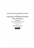 Instructor&rsquo;s Resource Manual & Test Bank &mdash; Comprehensive Multicultural Education&colon; Theory and Practice&comma; 9th Edition &mdash; Christine I&period; Bennett
