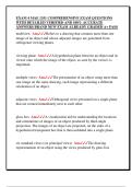 EXAM 4 MAE 1351 COMPREHENSIVE EXAM QUESTIONS  WITH DETAILED VERIFIED AND 100&percnt; ACCURATE  ANSWERS BRAND NEW EXAM ALREADY GRADED A&plus; PASS 