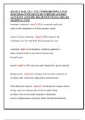 &lpar;EXAM 3&rpar; MAE 1351 - UTA COMPREHENSIVE EXAM  QUESTIONS WITH DETAILED VERIFIED AND 100&percnt;  ACCURATE ANSWERS BRAND NEW EXAM ALREADY  GRADED A&plus; PASS