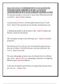 MAE 1351 EXAM 2 COMPREHENSIVE EXAM QUESTIONS  WITH DETAILED VERIFIED AND 100&percnt; ACCURATE  ANSWERS BRAND NEW EXAM ALREADY GRADED A&plus; PASS