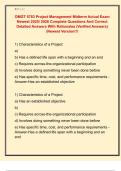 OMGT 5783 Project Management Midterm Actual Exam  Newest 2025&sol; 2026 Complete Questions And Correct  Detailed Answers With Rationales &lpar;Verified Answers&rpar;  &vert;Newest Version&excl;&excl;&excl;