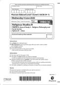 2025 Pearson Edexcel Level 1&sol;Level 2 GCSE 1RB0&sol;3B Religious Studies B PAPER 3&colon; Area of Study 3 &ndash; Religion&comma; Philosophy and Social Justice Option 3B &ndash; Christianity