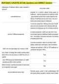 IHOP EXAM 3 UPDATED ACTUAL Questions and CORRECT Answers