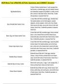 IHOP Menu Test UPDATED ACTUAL Questions and CORRECT Answers 