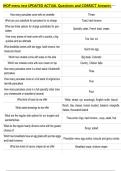 IHOP menu test UPDATED ACTUAL Questions and CORRECT Answers 