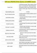 IHOP menu UPDATED ACTUAL Questions and CORRECT Answers 