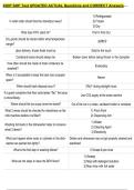 IHOP SOP Test UPDATED ACTUAL Questions and CORRECT Answers