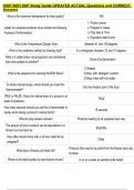 IHOP BOH SOP Study Guide UPDATED ACTUAL Questions and CORRECT  Answers