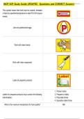  IHOP SOP Study Guide UPDATED   Questions and CORRECT Answers 