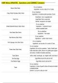 IHOP Menu UPDATED   Questions and CORRECT Answers