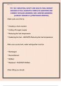 TPC 109&period;1 INDUSTRIAL SAFETY AND HEALTH FINAL NEWEST  2025&sol;2026 ACTUAL EXAM WITH COMPLETE QUESTIONS AND  CORRECT DETAILED ANSWERS &lpar;100&percnt; VERIFIED ANSWERS&rpar;  &vert;ALREADY GRADED A&plus;&vert; &vert;&vert;PROFESSOR VERIFIED&vert;&vert;