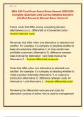 MBA 620 Final Exam Actual Exam Newest 2025&sol;2026  Complete Questions And Correct Detailed Answers  &lpar;Verified Answers&rpar; &vert;Newest Exam Version&excl;&excl; 