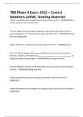 TBS Phase II Exam 2025 &ndash; Correct Solutions &lpar;USMC Training Material&rpar;