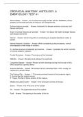 OROFACIAL ANATOMY&comma; HISTOLOGY&comma; & EMBRYOLOGY TEST -1