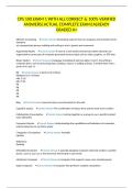 CPS 100 EXAM 1 WITH ALL CORRECT & 100&percnt; VERIFIED ANSWERS&vert;ACTUAL COMPLETE EXAM&vert;ALREADY GRADED A&plus;