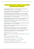 CPS FINAL EXAM WITH ALL CORRECT & 100&percnt; VERIFIED ANSWERS&vert;ALREADY GRADED A&plus;