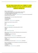 CPS 282 FINAL EXAM WITH ALL CORRECT & 100&percnt; VERIFIED ANSWERS&vert;ACTUAL COMPLETE EXAM&vert; ALREADY GRADED A&plus;