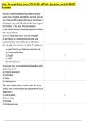 Utah General Sales exam UPDATED ACTUAL Questions and CORRECT  Answers 