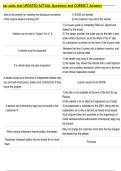 car sales test UPDATED ACTUAL Questions and CORRECT Answers