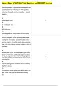 Mastery Exam UPDATED ACTUAL Questions and CORRECT Answers