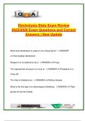 Electrolysis State Exam Review 2025&sol;2026 &vert; 100&plus; Verified Q&A &vert; Hair Growth&comma; Safety Protocols&comma; Modalities&comma; Skin Conditions
