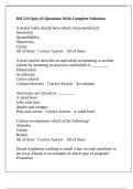 DH 224 Quiz &num;2 Questions With Complete Solutions