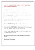 INDIANA REAL ESTATE &lpar;STATE EXAM PREP&rpar; QUESTIONS WITH CORRECT ANSWERS