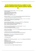 GA CPS TRAINING EXAM WITH ALL CORRECT & 100&percnt; VERIFIED ANSWERS&vert;LATEST UPDATE&vert;ALREADY GRADED A&plus;