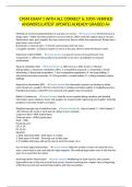 CPSM EXAM 1 WITH ALL CORRECT & 100&percnt; VERIFIED ANSWERS&vert;LATEST UPDATE&vert;ALREADY GRADED A&plus;