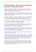 BUAD 304 Midterm - USC Cummings Test Questions  with Answers Verified 100&percnt; Correct 