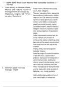 ESPM 50AC Final Exam Review With Complete Solutions &vert; Verified