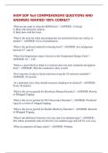 IHOP SOP Test COMPREHENSIVE QUESTIONS AND  ANSWERS VERIFIED 100&percnt; CORRECT
