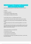 D&sol;O&colon; Pumper- Chapter 5 Questions with Accurate Answers