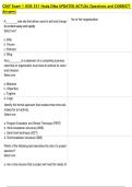 CSUF Exam 1 ISDS 351 Hoda Diba UPDATED ACTUAL Questions and CORRECT  Answers