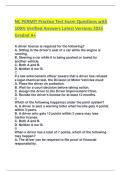 NC PERMIT Practice Test Exam Questions with 100&percnt; Verified Answers Latest Versions 2025 Graded A&plus;