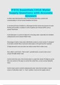 IFSTA Essentials CH14 Water Supply Questions with Accurate Answers