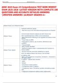 ANSC 4043 Exam &num;3 Comprehensive TEST BANK NEWEST  EXAM 2025-2026 LATEST VERSION WITH COMPLETE 200  QUESTIONS AND ACCURATE DETAILED ANSWERS  VERIFIED ANSWERS ALREADY GRADED A&plus;