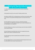 MWS Challenge Review Questions with Accurate Answers