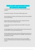 MWS CCRE QUESTIONS WITH ACCURATE ANSWERS