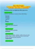 PSY 349 EXAM 2 EXAM QUESTIONS WITH CORRECT VERIFIED ANSWERS &vert; 100&percnt; PASS &lpar;A&plus; CERTIFIED&rpar;