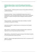 Infectious Disease Exam - Levels of Prevention and Vaccination  Guidelines With complete solution&ndash;Expert Verified &vert; Latest Questions  2025 