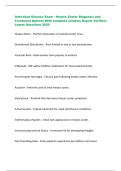 Infectious Disease Exam - Herpes Zoster Diagnosis and  Treatment Options With complete solution&ndash;Expert Verified &vert;  Latest Questions 2025 