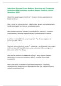 Infectious Disease Exam - Anthrax Overview and Treatment  Guidelines With complete solution&ndash;Expert Verified &vert; Latest  Questions 2025 